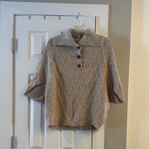 St. John's Bay Taupe Cowl Neck Sweater